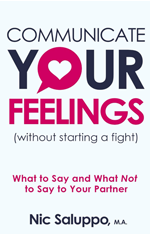 Book cover of Communicate Your Feelings (without starting a fight) by Nic Saluppo
