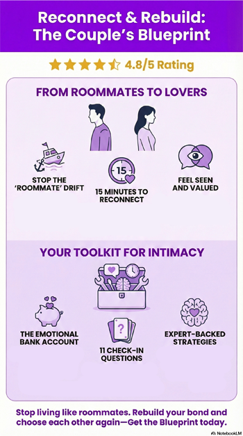 Couple’s Blueprint for Emotional Intimacy, Trust & Communication book infographic