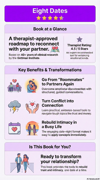 Eight Dates book infographic