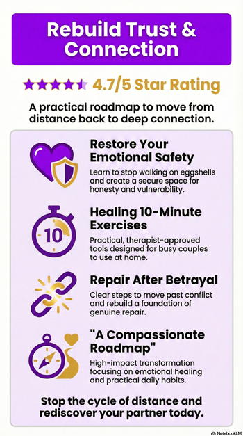 How to Build Trust in a Relationship by Sophie Hartman - Book Infographic