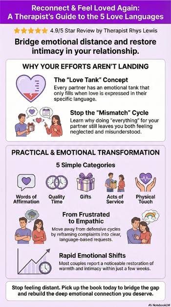 The 5 Love Languages book infographic