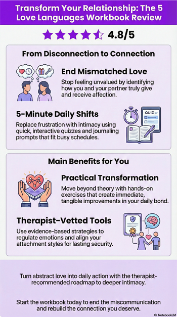 The 5 Love Languages Workbook book infographic