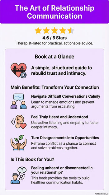 the art of relationship communication book infographic