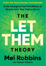 Book cover of The Let Them Theory by Mel Robbins