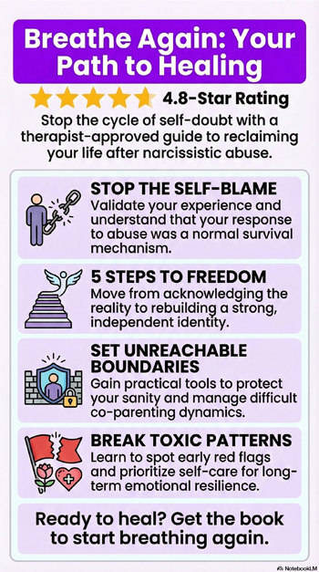 Toxic Relationships: Breathe Again by Lisanne Murphy - Book Infographic